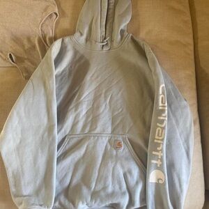 Carhartt Light Gray Fleece Hoodie
